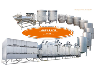 卤味花生果生产线